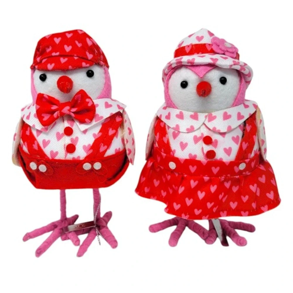 Target Spritz Valentines Day Birds Buttercup & Sweetpea 2019 Set of‎ 2 Holiday